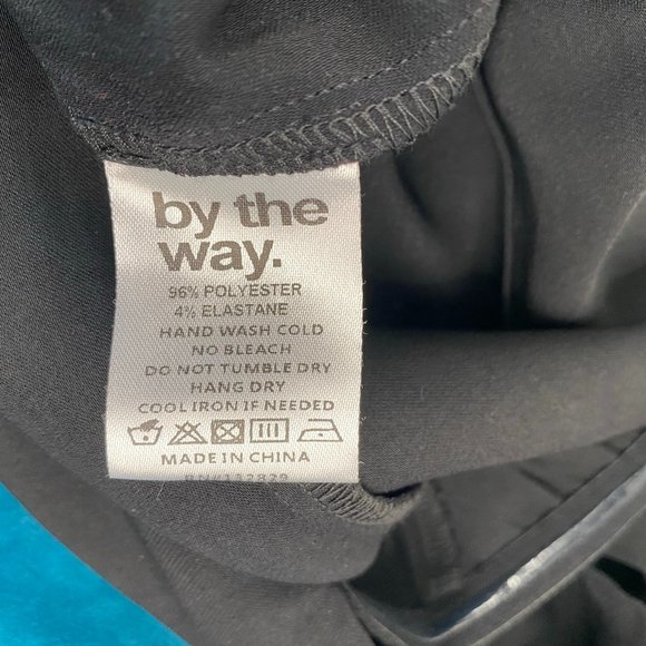 By the Way.  Strapless Ruffled Jumpsuit Black - Picture 5 of 5